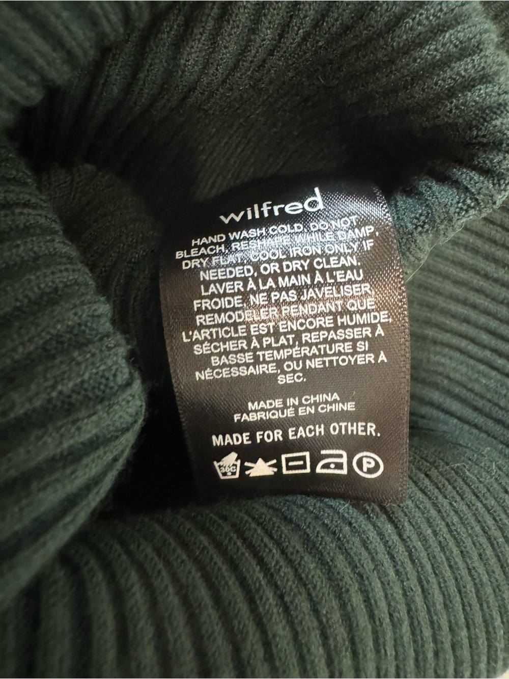 Aritzia Wilfred Alchemy Dress in Scarab (Dark Green) Size Small - Picture 7 of 7